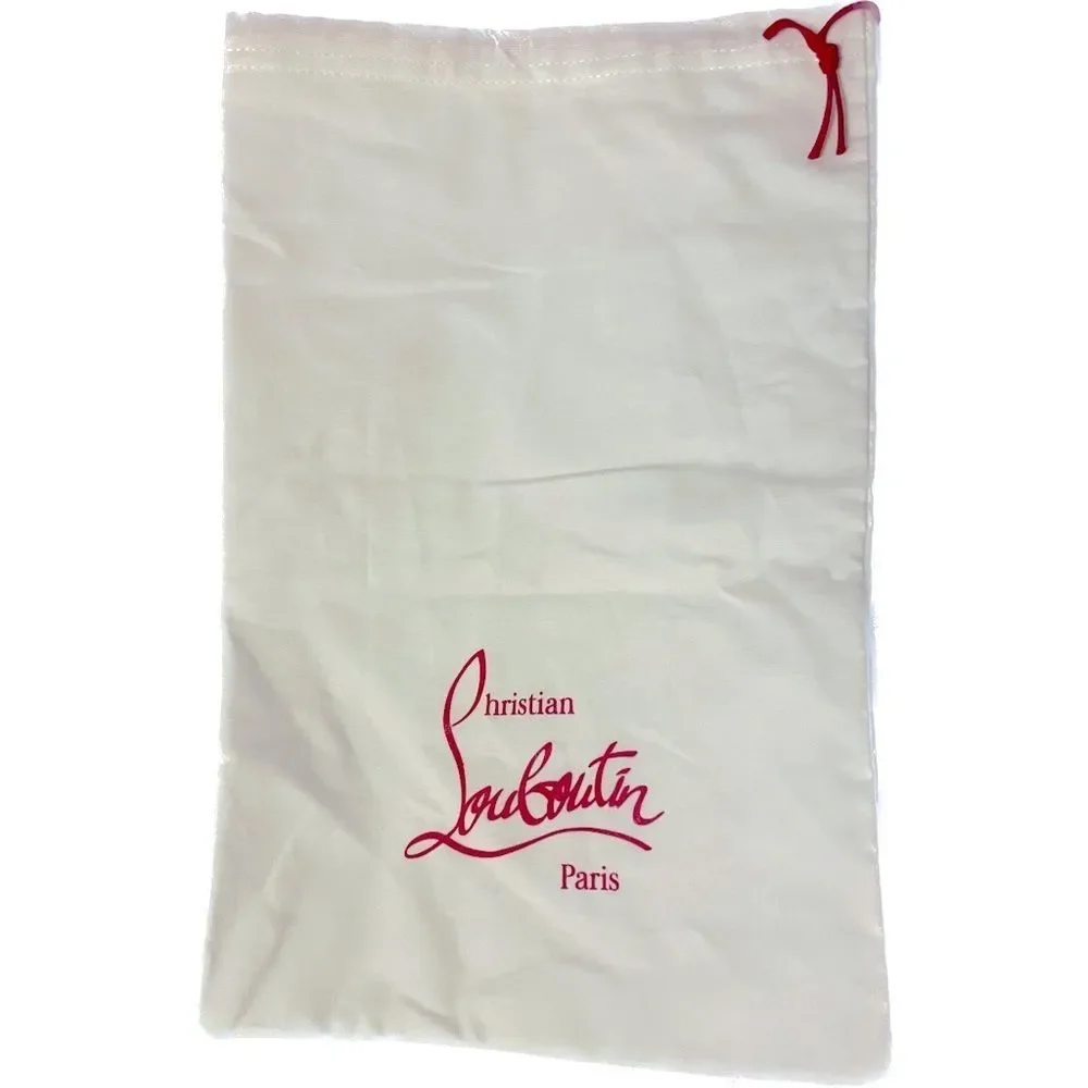 Christian Louboutin dust bag 9”x14” canvas